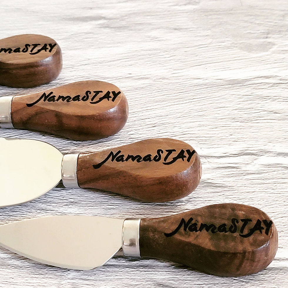 Thumbnail: Cheese Knives Set in Walnut Wood Product Image