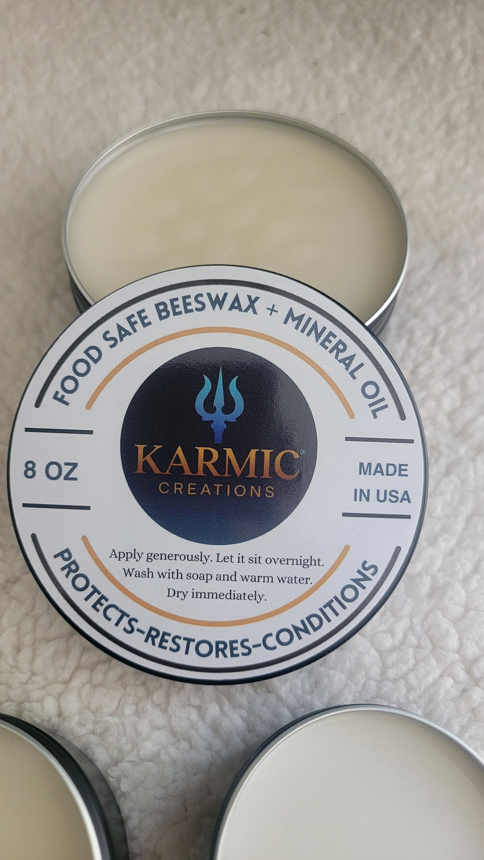 Thumbnail: Food Grade Cutting Board Wax. Beeswax Wood Conditioner