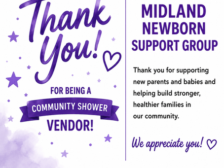 Spotlight on Midland Newborn Support Group — Community Baby Shower Vendor