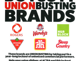 SOLIDARITY NEEDED - BOYCOTT UNION BUSTING BRANDS