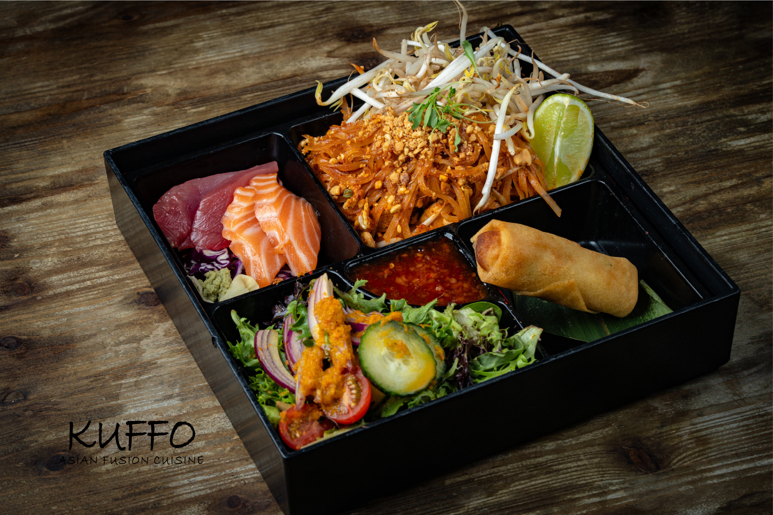 Arranged Food and Objects