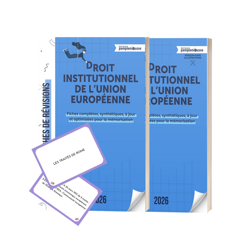 fiches droit institutionnel de l'ue