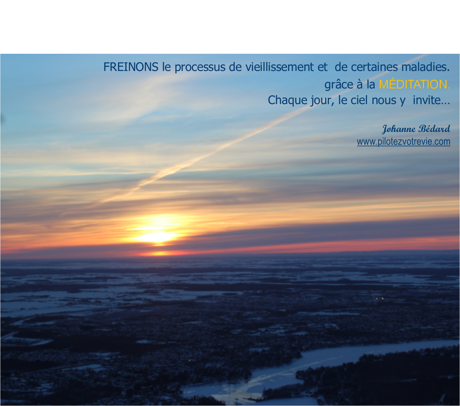 FREINONS le vieillissement
