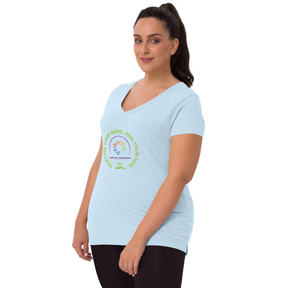 Thumbnail: Women’s recycled v-neck t-shirt
