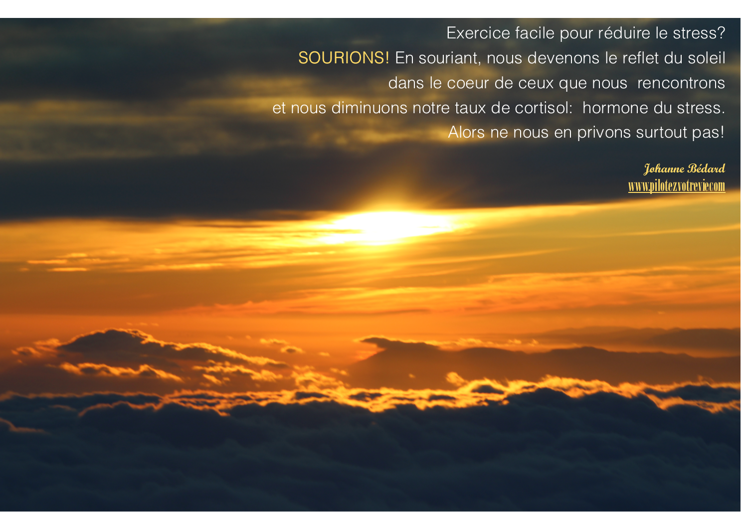 Sourions!