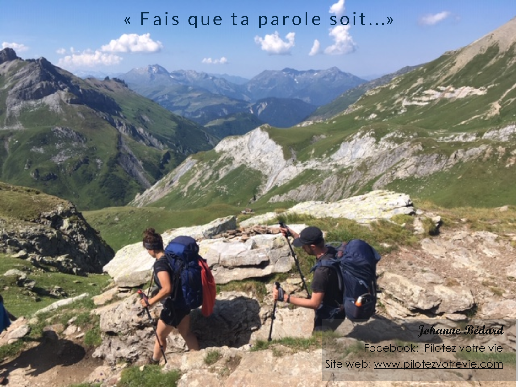 "Que ta parole soit..."