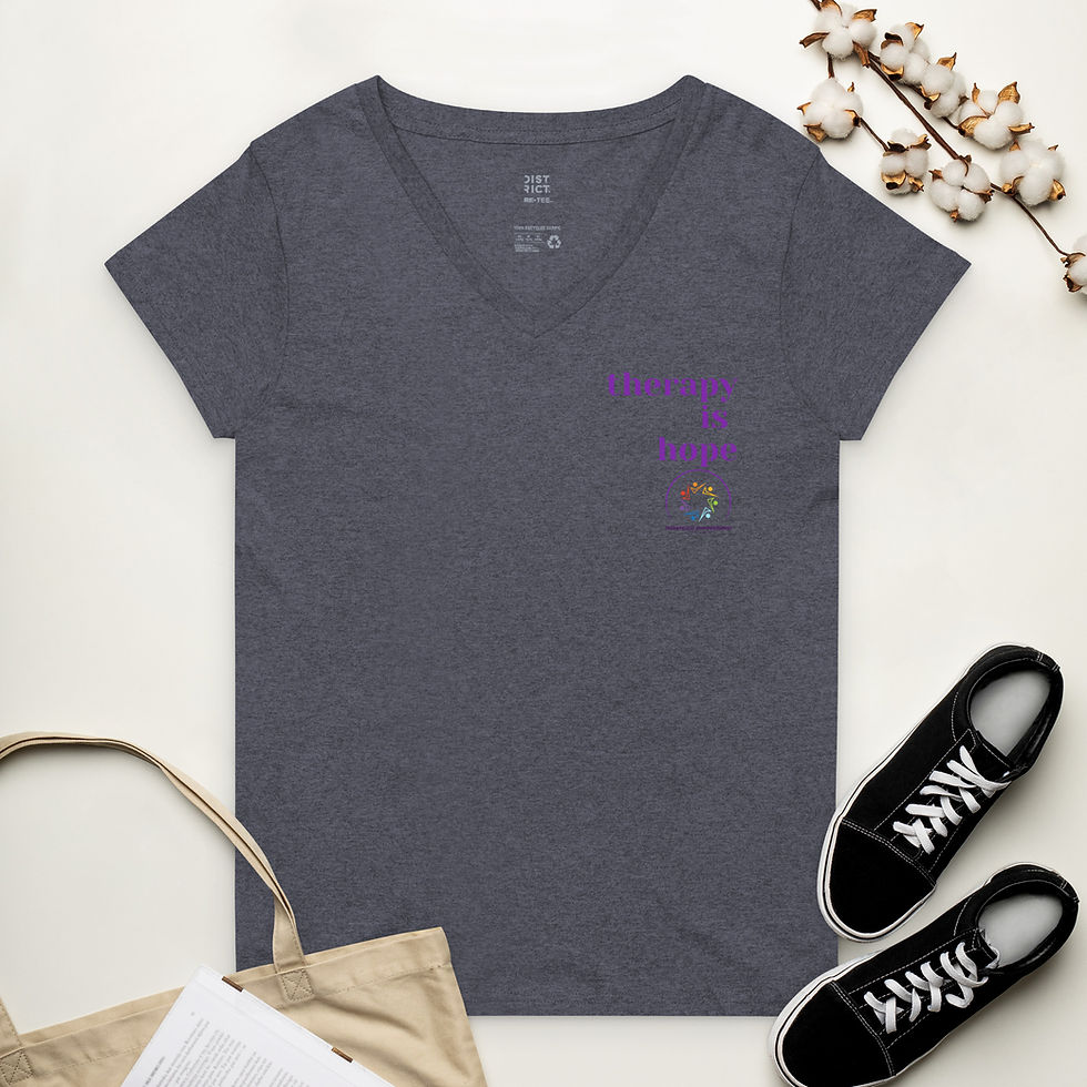 Thumbnail: Women’s recycled v-neck t-shirt
