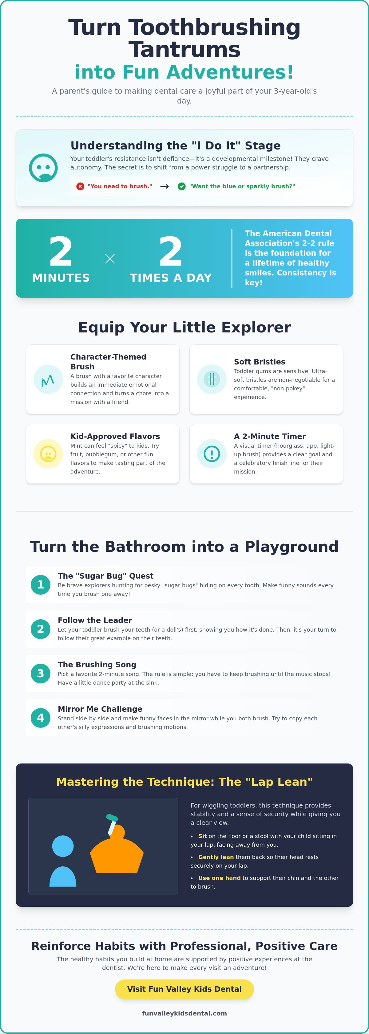 How to make brushing fun for a 3 year old