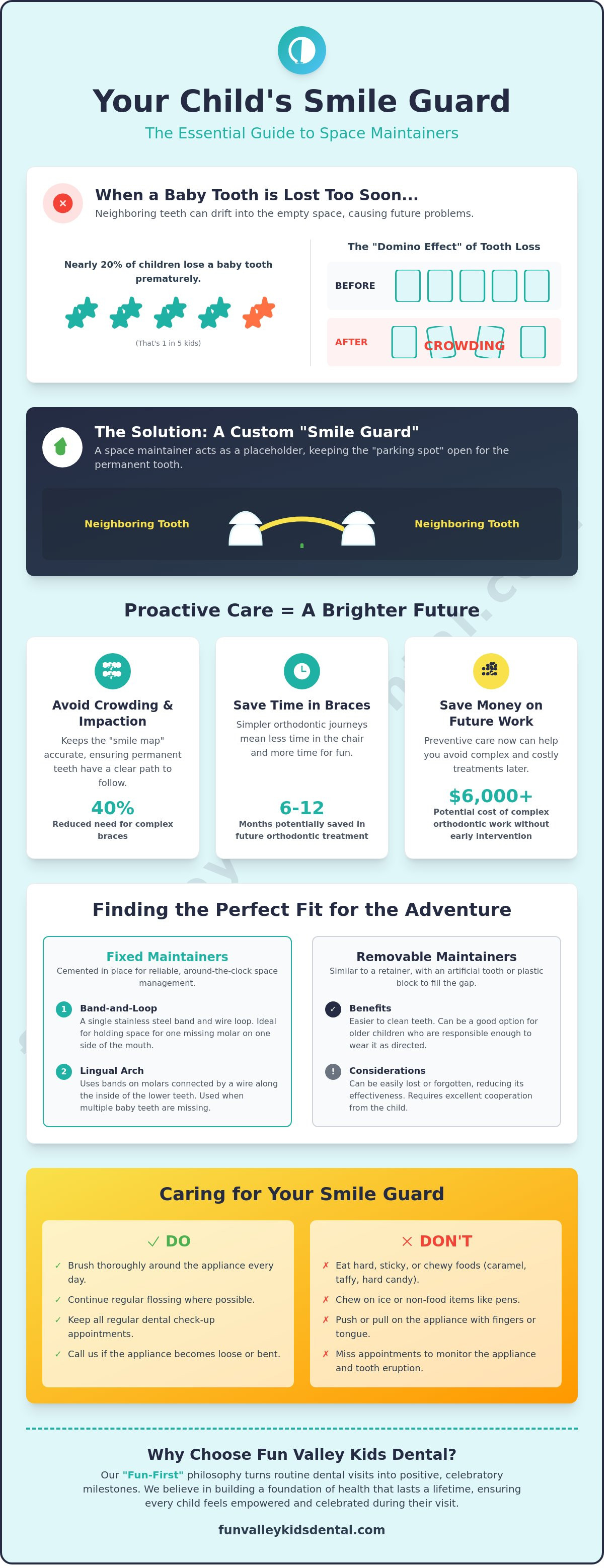 Space maintainer for kids sun valley