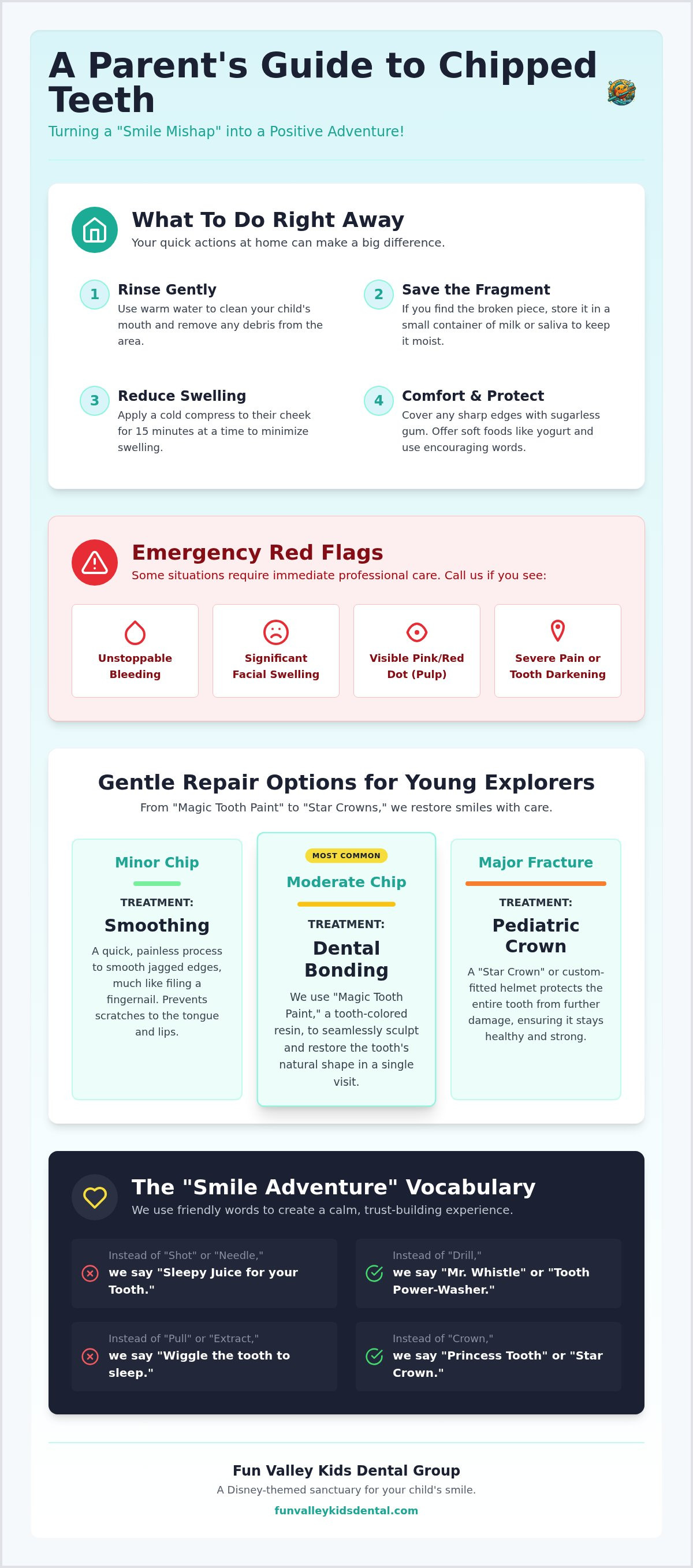 Chipped tooth repair for child sun valley