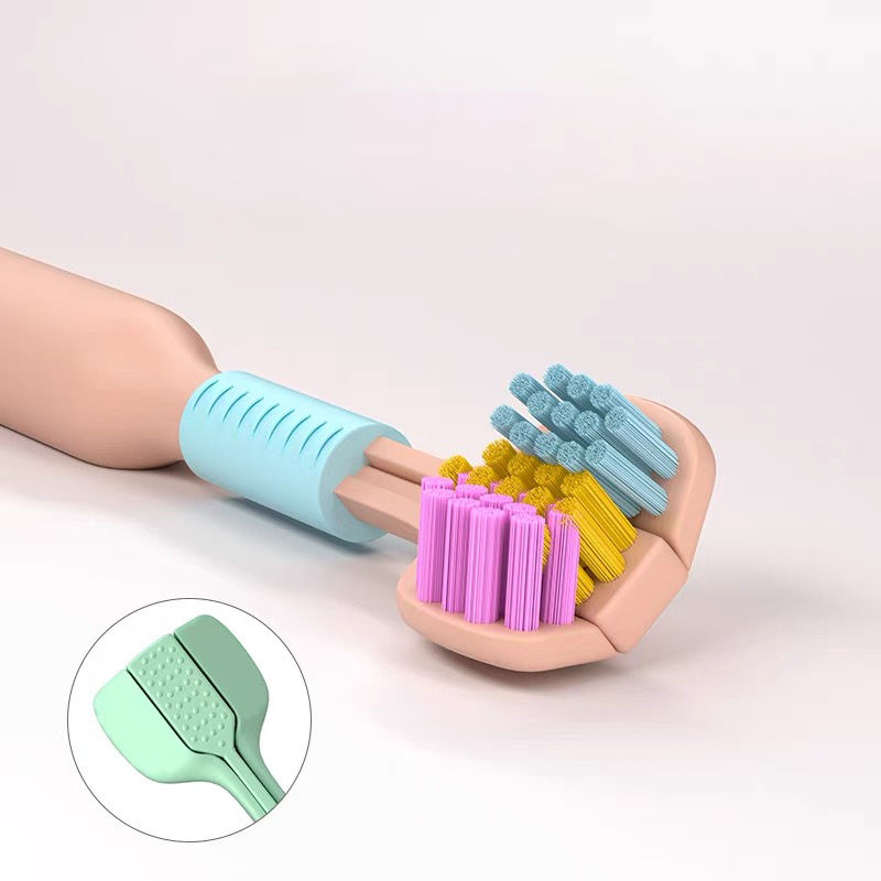Miniatura: 8pcs Soft Bristle Three-Sided Toothbrush Set for Oral Care