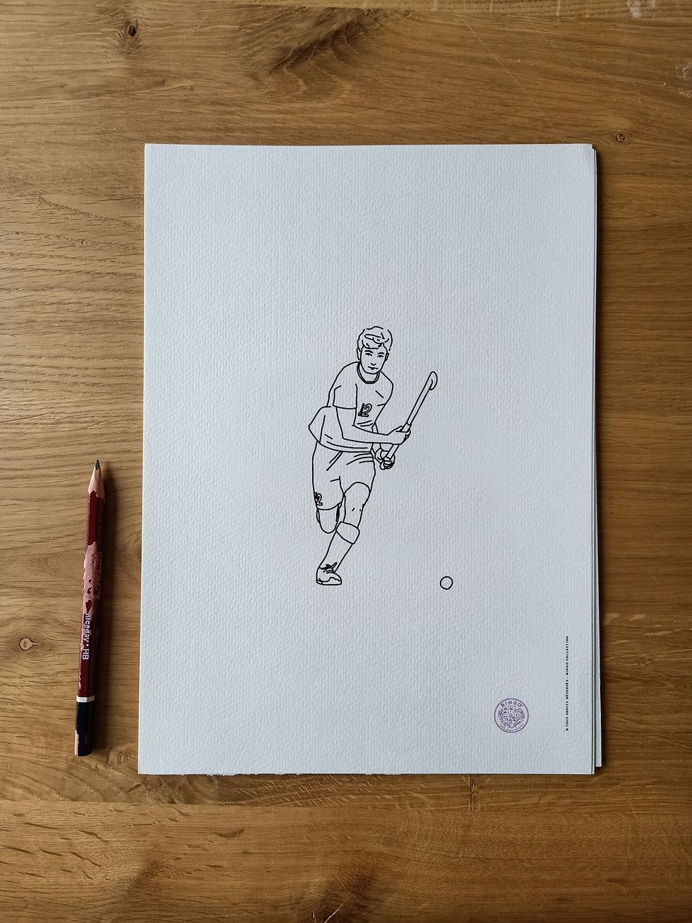 Miniature : Illustrations "hockey sur gazon" - différents modèles