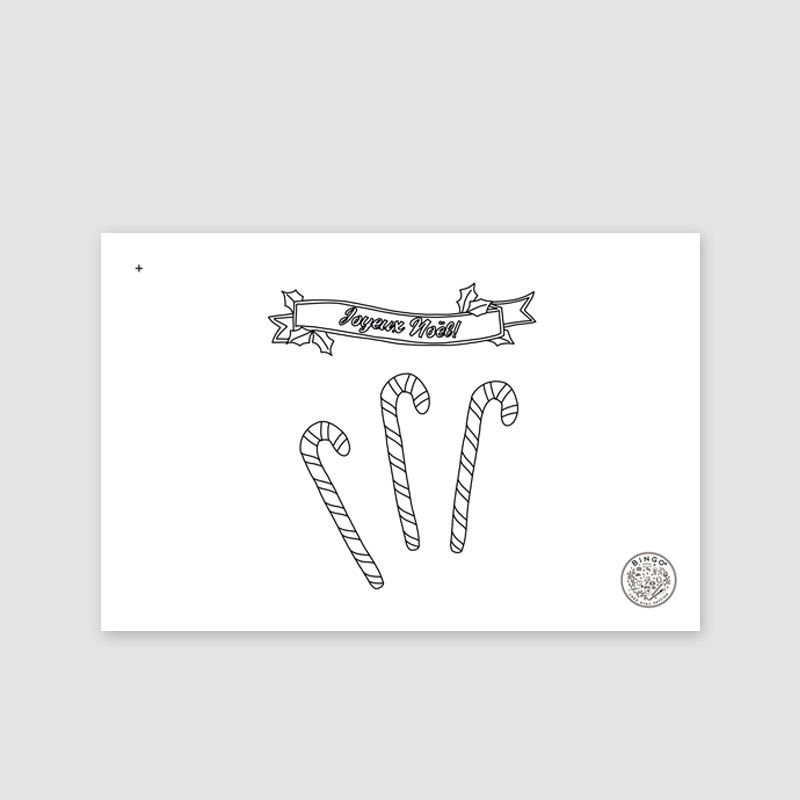 Miniature : lot de 8 cartes à colorier