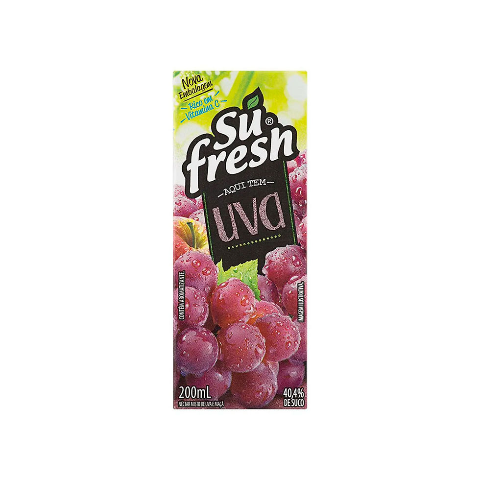 SUCO SUFRESH UVA 200ML