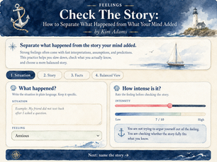 Check the story practice page