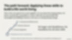 Text outlining steps to build a meaningful life: Mindfulness, Emotion Regulation, Distress Tolerance, Interpersonal Effectiveness. Emphasis on practice.