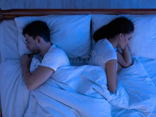 A couple sleeping