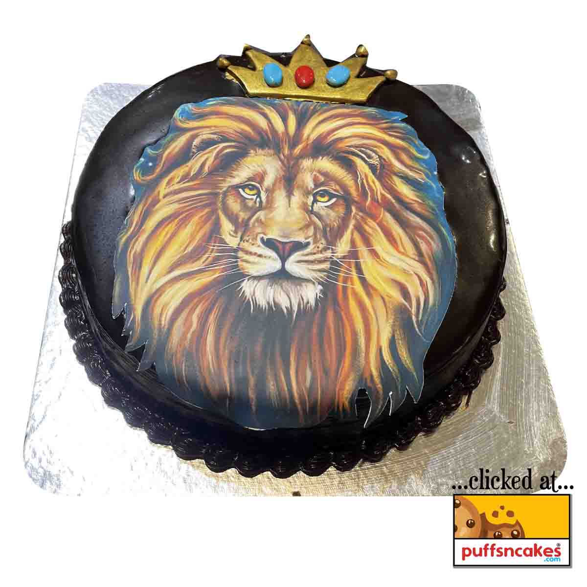 (942) Lion King Theme Cake