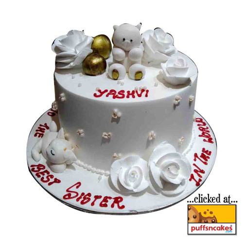 964 Teddy Theme Kids Cake Puffsncakes 1890