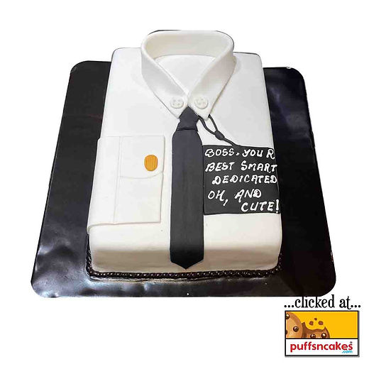 dress shirt cake Decorating a Shirt Cake with Easy Steps