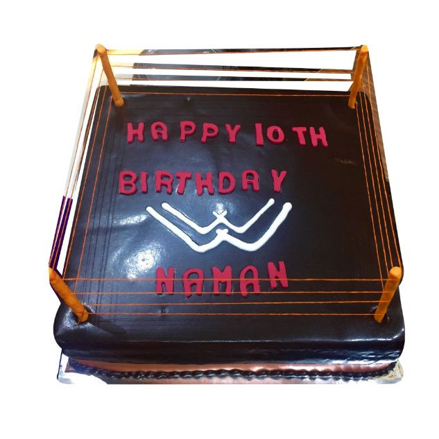 (489) WWE Wrestling Ring Cake