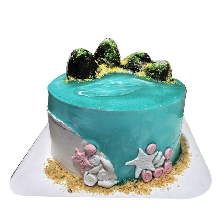 (625) Island Theme Jelly Cake
