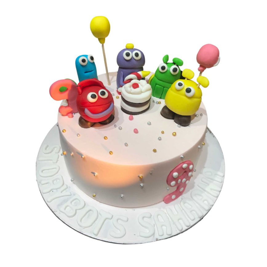 (251) Kids Semi Cartoon Cake