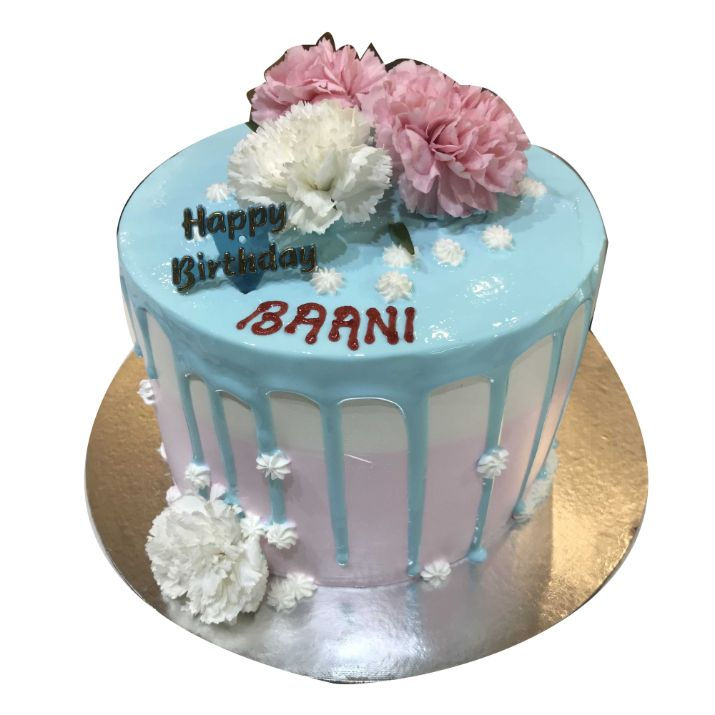 (639) General Floral Elegant Cake