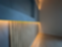 Wandgestaltung mit Spachteltechnik und Akustikpaneel