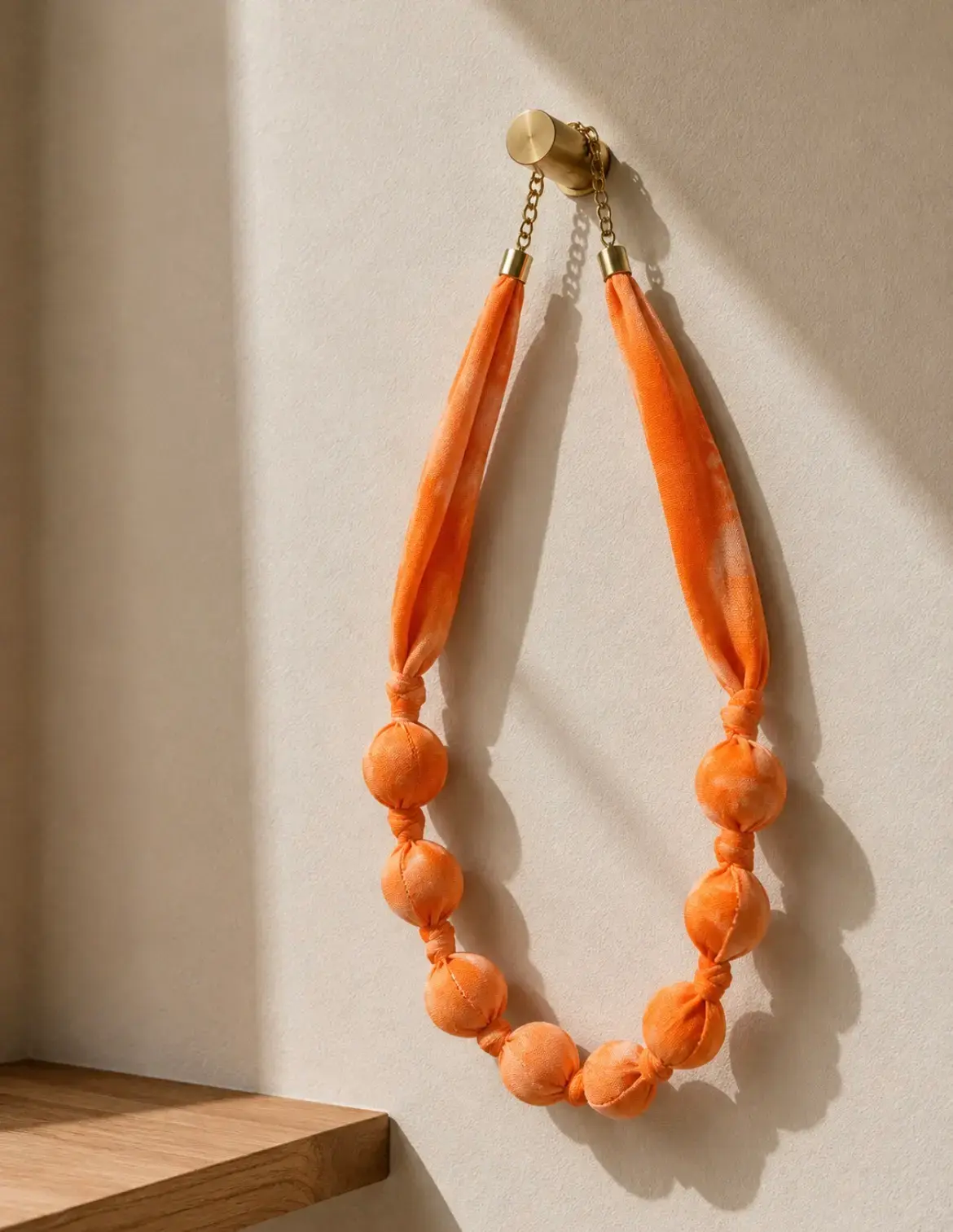 COLLAR BOLAS NARANJAS