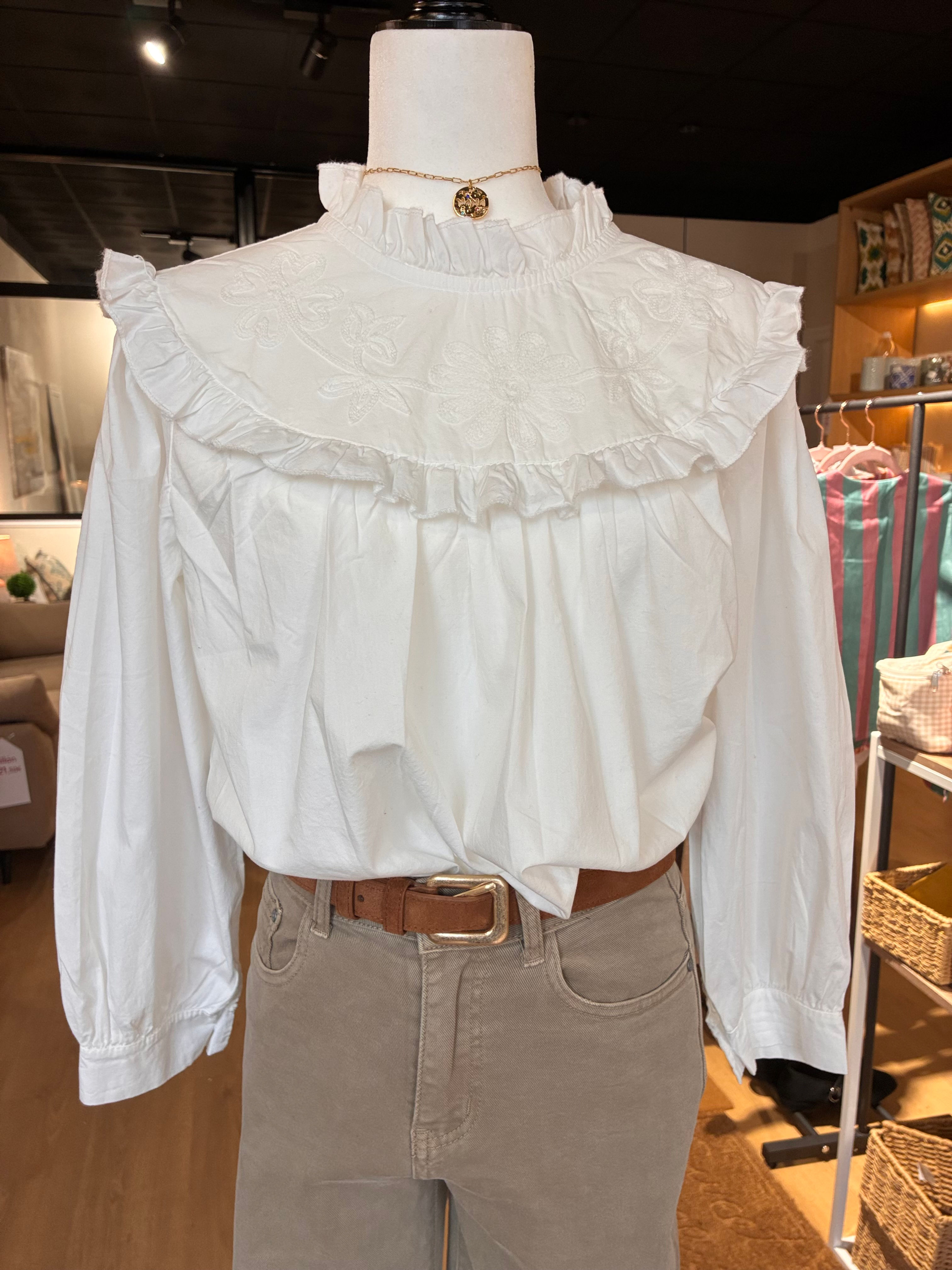 CAMISA ROMANCE BLANCA