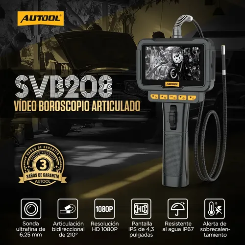 Miniatura: CAMARA ENDOSCOPICA ARTICULADA AUTOOL SVB208
