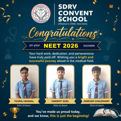 SDRV Convent School Students Shine in NEET 2026