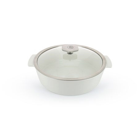 Revolution Shallow Cocotte 11''/28cm Glass Induction