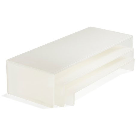 Mealplak Nacryl White Stackable Buffet Set