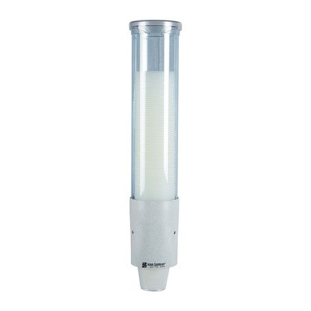 San Jamar 16" Artic Blue Small Water Cup Dispensers w/Throat