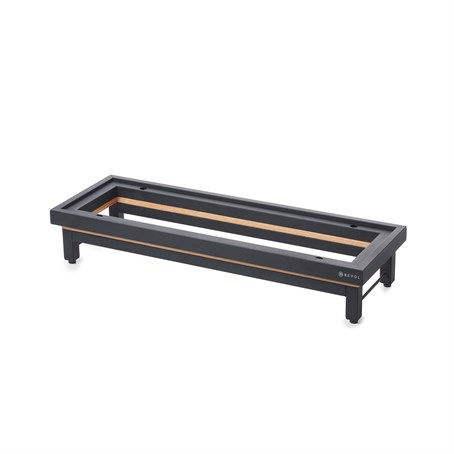 En Scene Matt Black Metal. Oak Frame Riser For Gn 2/4