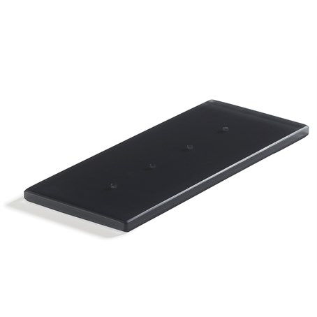 Mealplak Nacryl Anthracite Tray 4 Holes