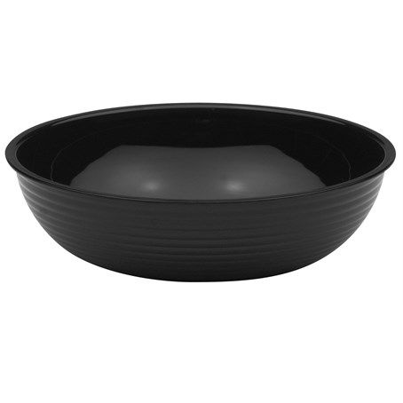 Cambro 5.5L Black Polycarbonate Ribbed Bowl