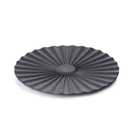 Pekoe Saucer /Plate 14cm Black Smooth