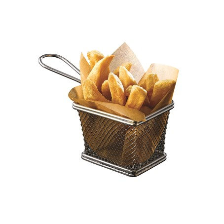 Serving Fry Basket Rectangular 12.5 X 10 X 8.5cm