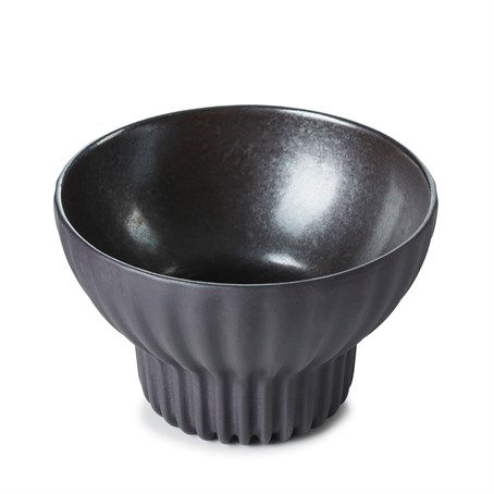 Pekoe Bowl 13.5cl Black Smooth Dark Metal