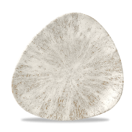 Stone Agate Grey Lotus Plate 9"