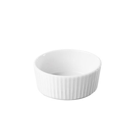 Miniature Round Mould 6cm 3cl White
