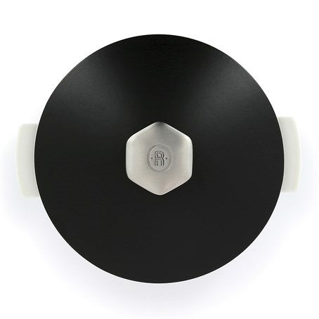 Revolution Ss-Handle Lid/Shallow Cocotte Satin Black