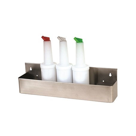 GenWare Stainless Steel 6 Bottle Speed Rail 55cm/22"