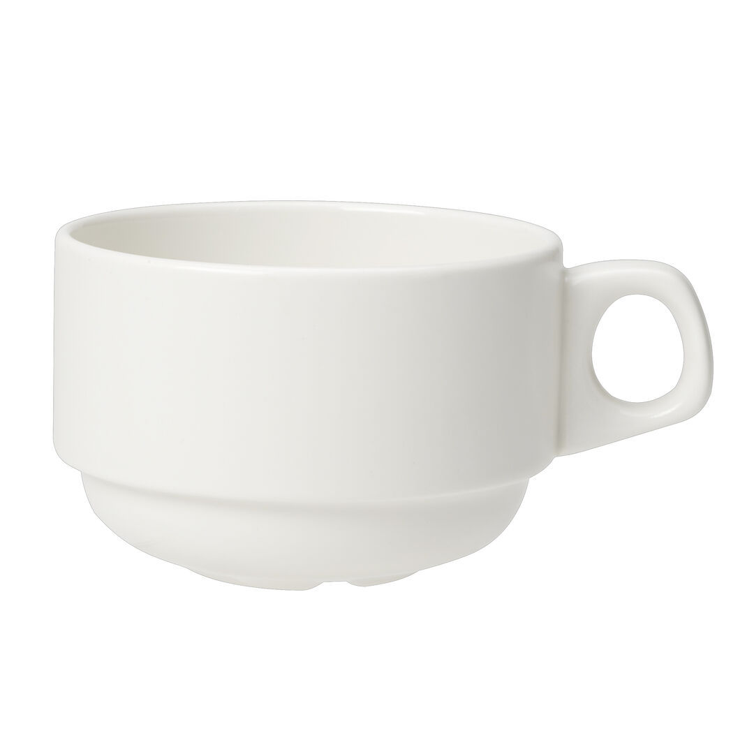 Simplicity White Slimline Stacking Cup 28.5cl (10oz)