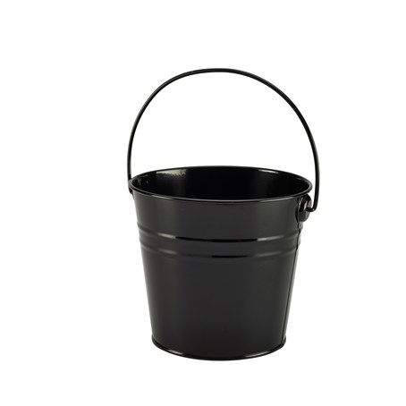 Stainless Steel Serving Bucket 16cm Dia Black