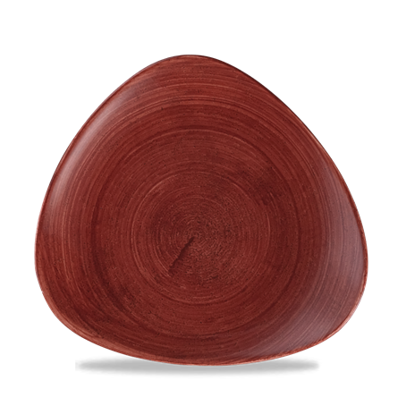Patina Red Rust Lotus Plate 9"