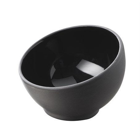 Solid Mise En Bouche Bowl 4cl Glossy Black
